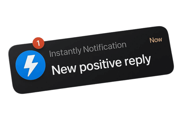 New positive reply